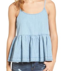Chambray tank top